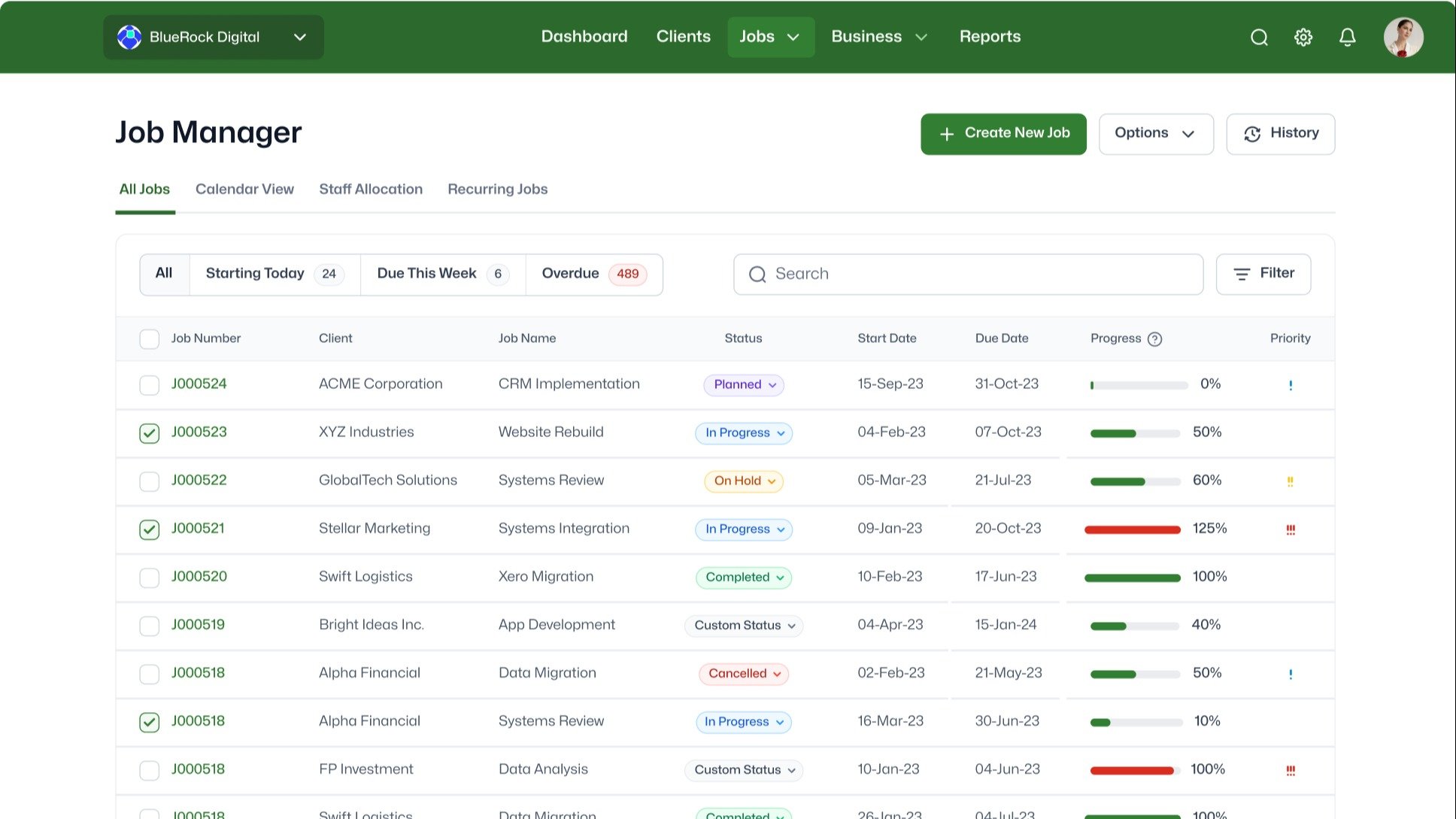 Stay in control of your job management